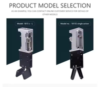 Pince robotique pneumatique industrielle à double et simple action, mini-cylindre pneumatique avec pince