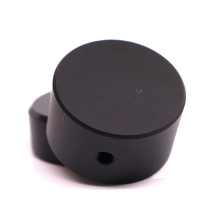 Bloc de moyeu encastré en plastique Delrin noir usiné, forme en D, alésage intérieur pour unité de transmission rotative - Product Image 1