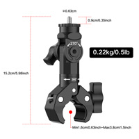 Support de fixation robuste Starlink Mini pour antenne parabolique, fixation réglable pour rails et poteaux ronds