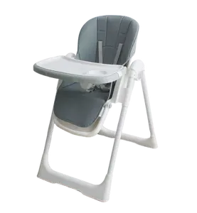Cadeira alta portátil dobrável multifuncional para alimentação de bebês, cadeira alta infantil de fábrica, 2024