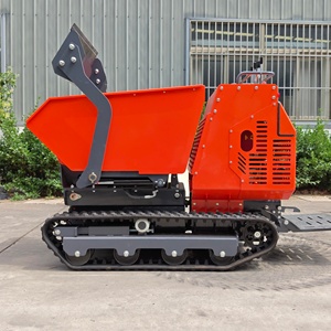 1200kg Bestselling Products Full Hydraulic Crawler Mini <b>Dumper</b> Truck Automatic <b>Tracked</b> Gasoline Dump - Product Image 1