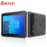 Panel PC Todo en Uno con Pantalla Táctil Capacitiva de 21.5 Pulgadas, Resolución FHD 1920*1080, Marco Abierto y Resistente, con Intel Core I3 I5 I7 y Windows 10