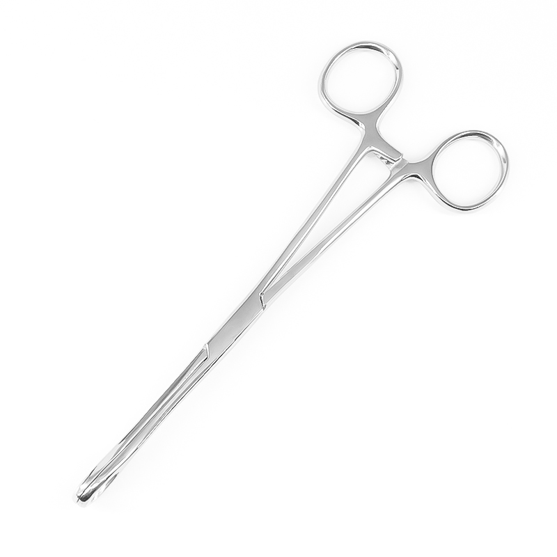 Straight sponge-tip forceps, toothless