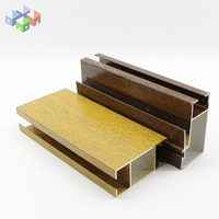 Profils d'extrusion en aluminium en alliage 6063 sur mesure pour fenêtres avec revêtement en poudre et services de pliage/soudage/découpe