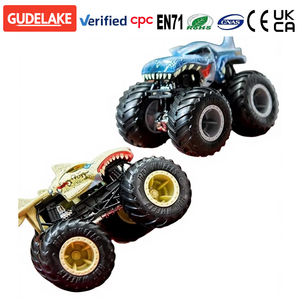 Set di Mini <span class=keywords><strong>Auto</strong></span> Giocattolo Monster Truck in Scala 1:64, Plastica e Lega Pressofusa con Ruote Grandi - Product Image 1