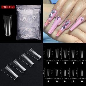 Bán Buôn Hình Dạng Đặc Biệt Móng Tay Giả Sao Thiết Kế Rỗng & Ren Trong Suốt ABS Pháp Tip Nhân Tạo Móng Tay Giả Đầu Ngón Tay Thiết Kế - Product Image 6