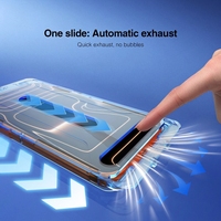 Protection d'écran en verre trempé anti-poussière HD anti-espion anti-rayures pour iPhone 17 16 15 14