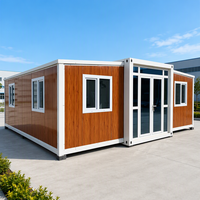 Maison conteneur démontable à ossature acier, bâtiment modulaire pour logement locatif, hébergement en camping et utilisation en projet de travaux