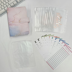 Holesale-Carpeta de cuero personalizado A6, carpeta con sobres y cuadernos, planificador diario de negocios - Product Image 5