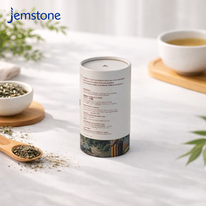 Customized Eco-friendly Food Grade Kraft <b>Cardboard</b> <b>Tube</b> Package Gift Box UV Coating Herbal Tea Cylinder Paper <b>Tube</b> Packaging - Product Image 4