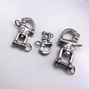 Thuyền Neo còng mùa xuân AISI 304 316 thép còng Hàm xoay <span class=keywords><strong>Snap</strong></span> còng - Product Image 2