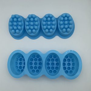 2 Moldes de Silicona para Jabón de Masaje, Molde Ovalado para Hacer Jabón de Masaje, Molde de Silicona para Velas, Dulces, Chocolate y Repostería - Product Image 2