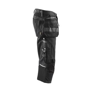 BLAKLADER - 159713439900D124 <b>Stretch</b> Pirate <b>trousers</b> <b>Black</b> - EAN 7330509921715 WORK <b>TROUSERS</b> CARGO WORK <b>TROUSERS</b> - Product Image 5