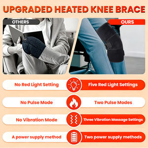 Dispositivo de Terapia de Luz Roja de 660nm y 850nm para la Rodilla, Alivio del Dolor, Vibración, Masajeador de Rodilla con Terapia de Luz Roja - Product Image 5