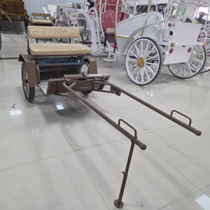 Meilleur prix - Chariot à chevaux à 2 roues, chariot de course simple, transport spécial - Product Image 2