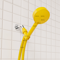 Nouveautés, produits tendance TikTok, pomme de douche à main haute pression avec 3 fonctions de pulvérisation, tuyau et support