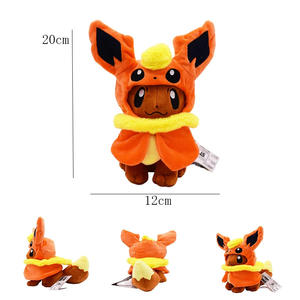 Peluche de Eevee Rey, Juguete Familiar de Eevee, Eeveelution Transformable, Pokémon, Relleno de Algodón PP, 31cm-50cm, Juvenil - Product Image 3