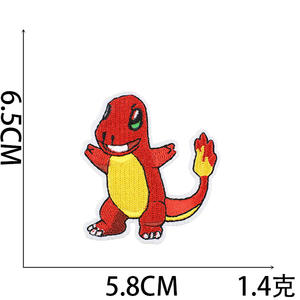 Parches <span class=keywords><strong>de</strong></span> Tela con Diseño <span class=keywords><strong>de</strong></span> Poke Pika, Adhesivos Decorativos Bonitos y Alegres para <span class=keywords><strong>Ropa</strong></span> y Bolsas, Bordados, <span class=keywords><strong>de</strong></span> Dibujos Animados - Product Image 2