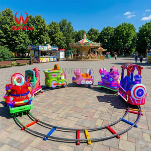 รถไฟรางไฟฟ้า LED สำหรับเด็ก พร้อมรางไฟหลากสี สำหรับสนามหญ้า/ลานกิจกรรมกลางแจ้ง - Product Image 1
