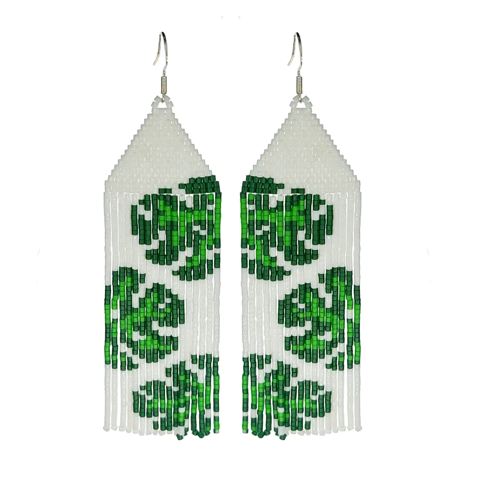 Drop Shipping Fashion Monstera Tassels Boucles d'oreilles Femmes Flora Leaves Glass Seed Beads Fringe Earring Girls Handmade Miyuki Beaded Jewelry