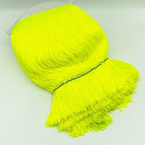 20CMポリエステルトリムタッセルフリンジ10ヤードロングワンロールファブリックフリンジダンススカートドレス用 - Product Image 3