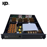 Amplificateur de puissance métallique 4 canaux avec DSP, sortie 1800W pour spectacles professionnels en extérieur