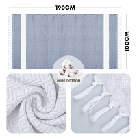 Factory Direct Supply Green White Stripe Turkish Beach Towel Cotton Luxury Large High Quality Cotton Fouta Beach Kikoy Towel