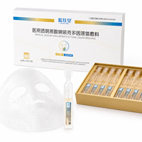 Ampoules de Hyaluronate de Sodium Format Mini pour Visage et Corps, Usage Domestique, Hydratation Longue Durée, Récupération Après Coups de Soleil, Réparation de la Barrière Cutanée, Durée de Conservation 3 Ans