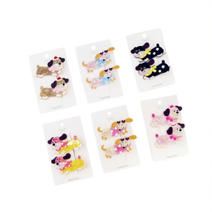 Fermagli per capelli ZiP per bambine, 6,5 cm, in plastica, a forma di cartone animato, per uso quotidiano - Product Image 2