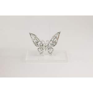 การปรับแต่ง OEM หรูหราเครื่องประดับชั้นดีเข็มกลัดสีเขียว 925 คริสตัลเงินเข็มกลัดผีเสื้อสําหรับสาว - Product Image 4