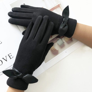 Gants d'hiver chauds pour écran tactile pour femmes les plus vendus pour les scènes de pêche en plein air de fête quotidienne-Style uni à la mode - Product Image 5