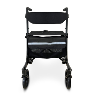 KSM-806 Foldable Carbon Fiber Ultralight Rollator <b>Walker</b> Lightweight <b>Folding</b> Rolling <b>Walker</b> Rollator with Seat and Organizer Bag - Product Image 1