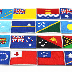 Banderas Nacionales de Oceanía Bordadas al por Mayor de Fábrica, Parches Termoadhesivos de Banderas Nacionales - Product Image 4