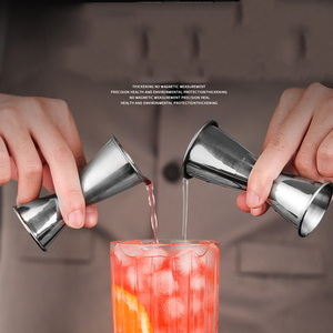 Jigger para Bartending Double Cocktail Jigger Japanese Premium 304 Acero inoxidable Jigger <span class=keywords><strong>2</strong></span> OZ <span class=keywords><strong>1</strong></span> OZ con tazas medidoras - Product Image 5