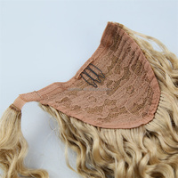 Queue de cheval naturelle en cheveux humains avec clips, extension 100g, perruque queue de cheval complète, cheveux brésiliens à enrouler
