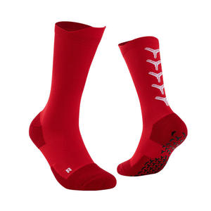 High Quality Free Sample Custom Logo Men's Non-Slip Grip <b>Socks</b> Football Soccer Crew <b>Long</b> Athletic Quick-Drying Sport Wholesale - Product Image 4