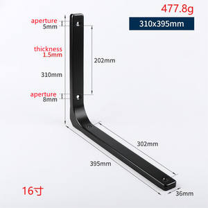 厂家直销铁架子支架加厚墙体l形固定支架黑白彩色支架 - Product Image 6