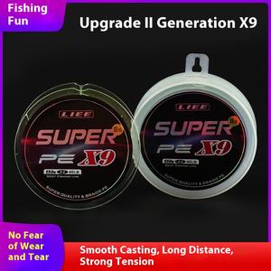 Ligne <span class=keywords><strong>de</strong></span> pêche tressée en PE à 9 brins <span class=keywords><strong>ultra</strong></span>-résistante pour la pêche au gros, super-ligne haute résistance à l'abrasion pour l'eau salée - Product Image 5