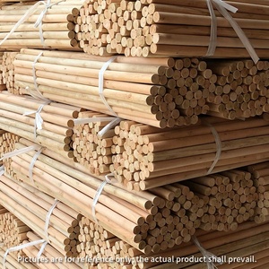 Bastoncini di <span class=keywords><strong>Legno</strong></span> di Faggio Sostenibile di Alta Qualità, Non Finiti, Rotondi, di Diverse Dimensioni per Progetti Fai-da-Te - Product Image 2