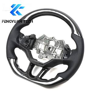 Volant personnalisé chauffant en cuir et alcantara, véritable fibre de carbone forgée pour Peugeot 206/208/<span class=keywords><strong>308</strong></span>/408/508/MK1/<span class=keywords><strong>GTI</strong></span> - Product Image 3