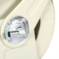 Carrete de manguera automático de 1 pulgada y 15 m de alta calidad con dispensador de combustible de resorte, tubería de hierro fundido de 220 V y 1.6 MPa de presión, modelo HR92, China Zhejiang