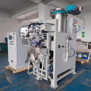 Máquina de Llenado y Empaquetado Semiautomática Personalizada <span class=keywords><strong>para</strong></span> Alimentos en Polvo, Granos, Arroz, Azúcar, Café, Té, Bolsas de 10 kg y 20 kg - Product Image 3