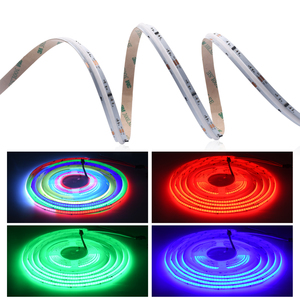 Bande LED COB <span class=keywords><strong>Dream</strong></span> Color 24V, 576 LED/m, ultra-fine de <span class=keywords><strong>10</strong></span> mm, flexible et découpable, contrôle intelligent pour l'éclairage commercial et scénique. - Product Image 4