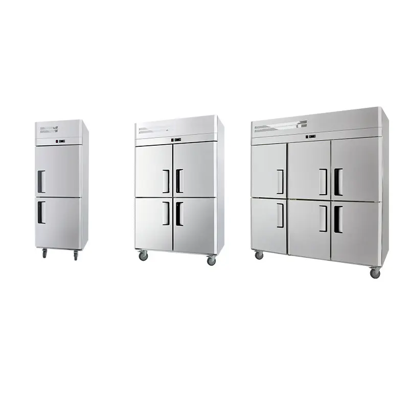 Cozinha 2 Portas 3 Portas Congelador Permanente Comercial Refrigerador Comercial Geladeira