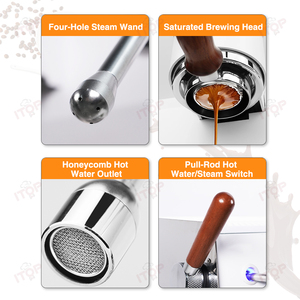 Macchina da caffè Espresso commerciale multifunzione 3 in 1 marchio <span class=keywords><strong>italiano</strong></span> caffè singolo e doppio gruppo - Product Image 6