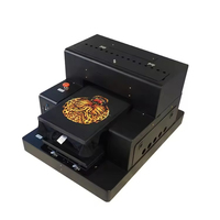 A3 Impresora UV de cama plana automática de inyección de tinta personalizada para tabletas pequeñas Cajas de regalo Estuches para teléfonos Dispositivos personalizados Grado automático