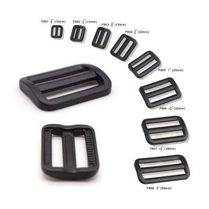 1 inch Black Plastic Wide Mouth Tri-Glide Slide for Bag Straps, <b>Dog</b> <b>Collar</b> - Product Image 3