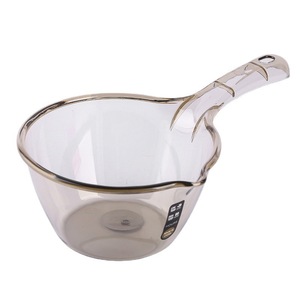 Transparent Colored Water Ladle <b>Crystal</b> Clear Plastic <b>Bath</b> Spoon For Kids And Household Use - Product Image 4