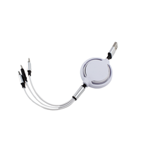 Câble de charge USB rétractable à chargement rapide 3-en-1, câble de données USB pour téléphone – Vente Flash