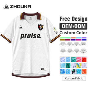 Maillots de football vintage pour hommes, vente chaude, personnalisables, impression par transfert thermique, polyester, séchage rapide, légers - Product Image 1